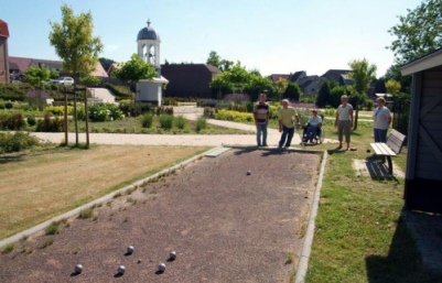 Jeu de boules bij Dorpspunt t Blickvelt